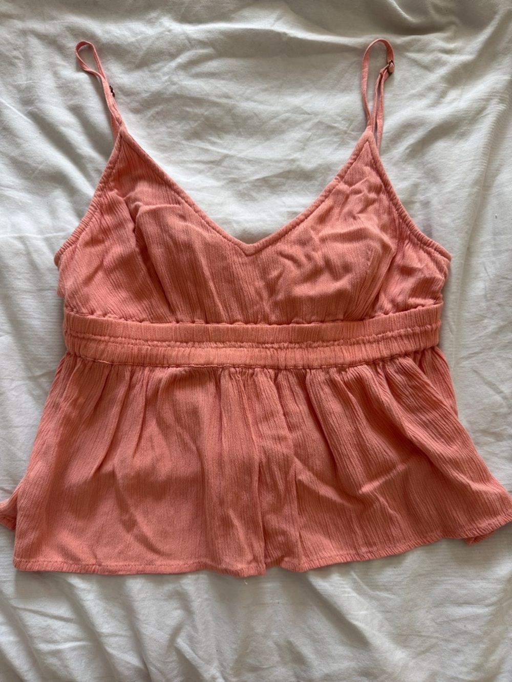 O'Neill Coral Peplum V-Neck Spaghetti Strap Cami